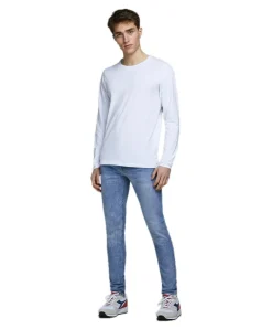 Jack & Jones Skinny Fit Jeans Liam in hellblauer Färbung