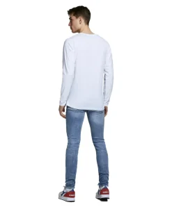 Jack & Jones Skinny Fit Jeans Liam in hellblauer Färbung