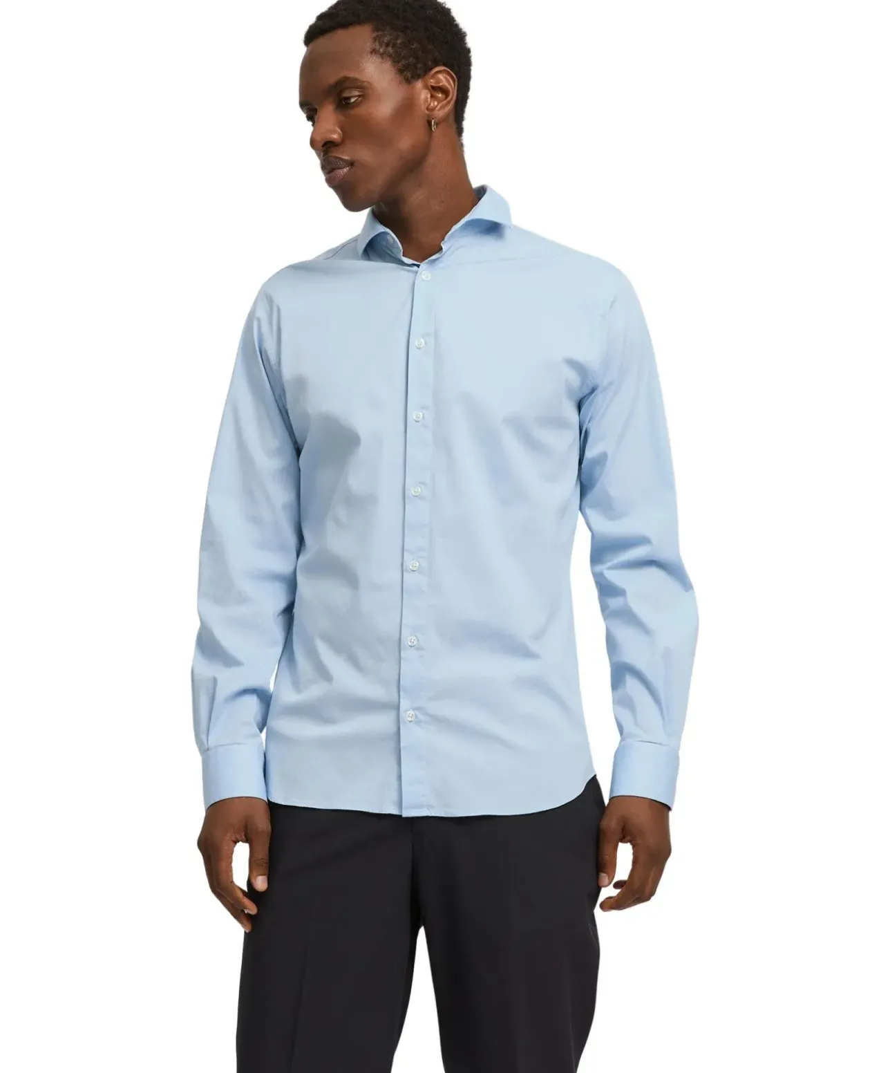 Jack & Jones Slim Fit Hemd in Cashmere Blue