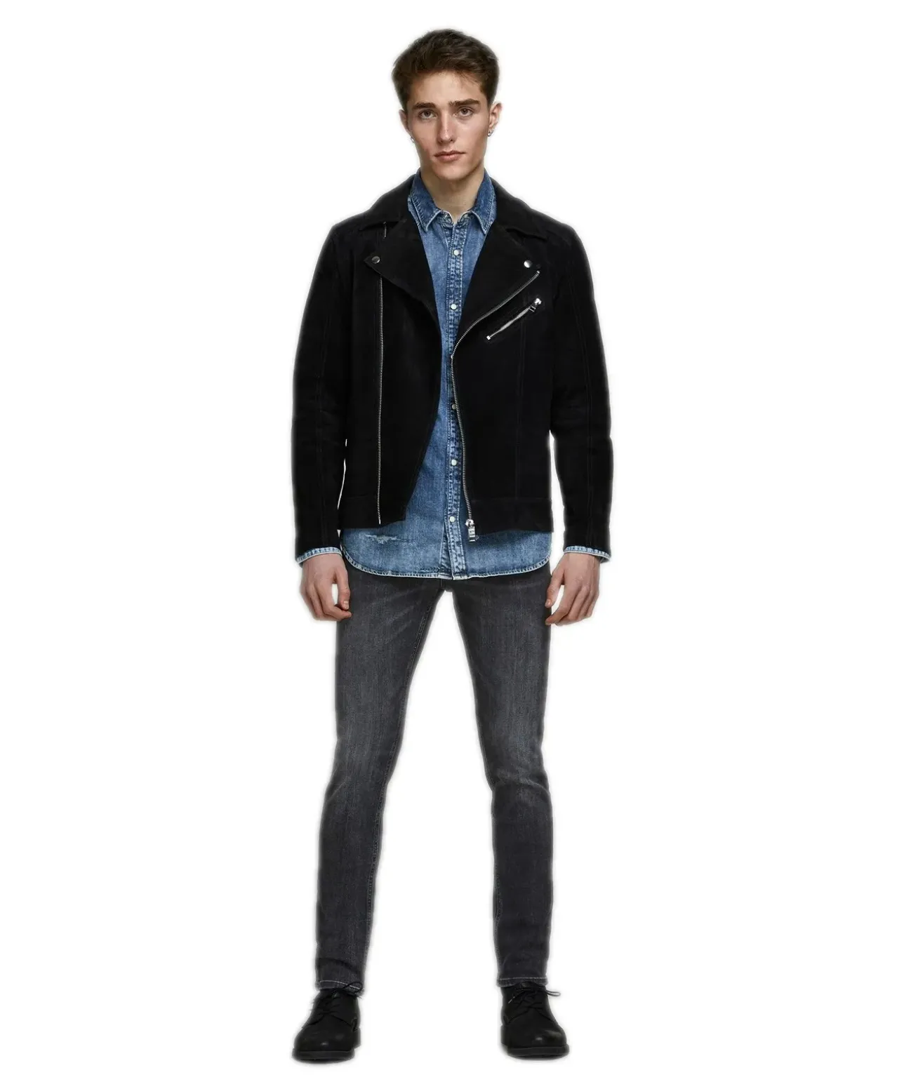 Jack & Jones Slim fit Jeans Glenn in modischem Schwarz