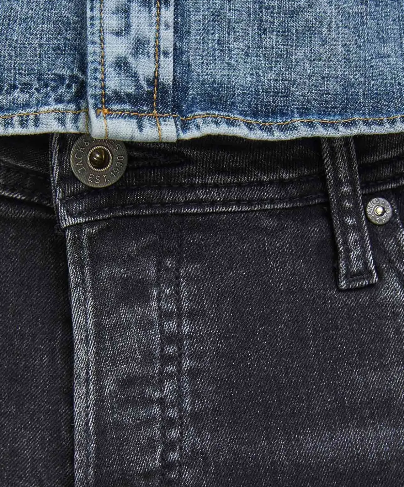 Jack & Jones Slim fit Jeans Glenn in modischem Schwarz