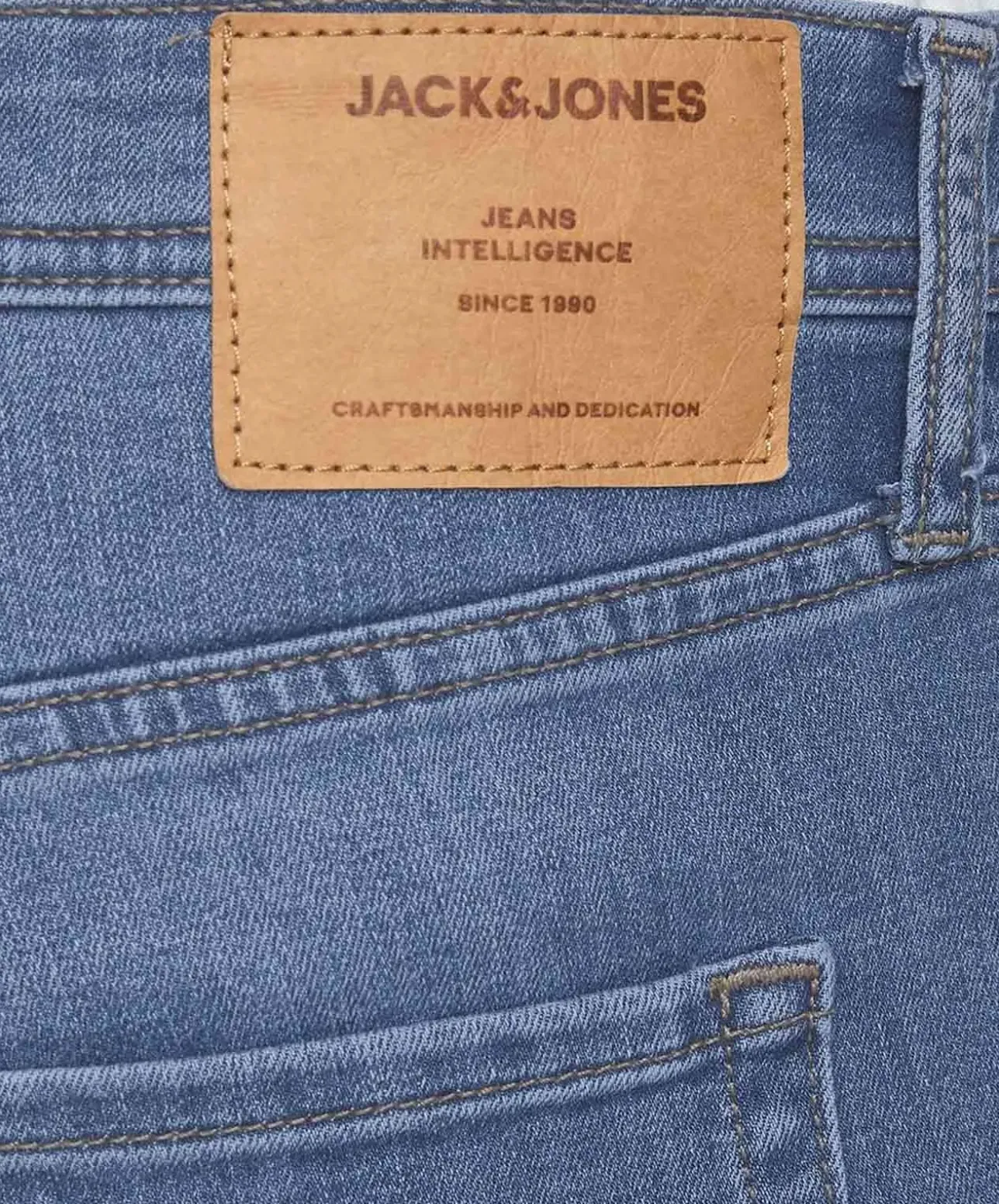 Jack & Jones Slim Fit Jeans Glenn in hellblauen Blue