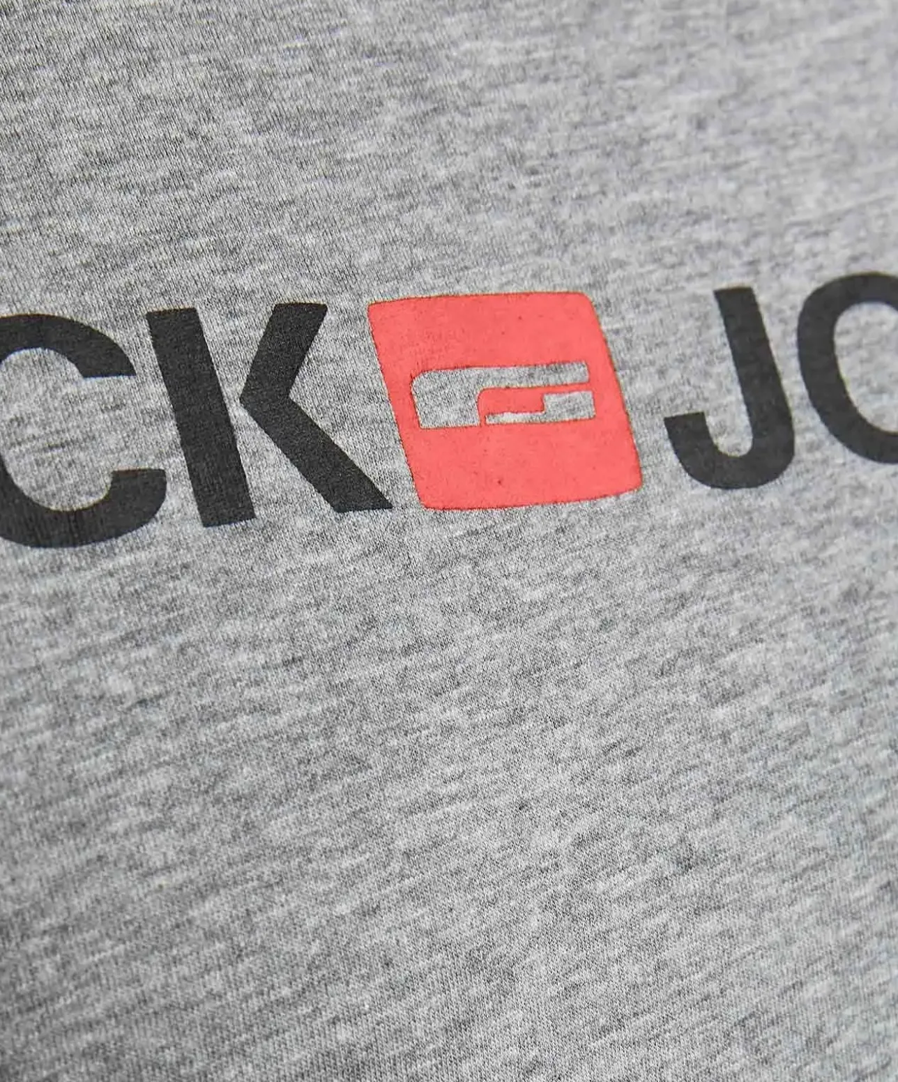 Jack & Jones Slim Fit T-Shirt Corp mit Logo in Light Grey