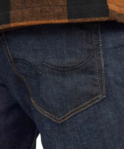 Jack & Jones Slim Glenn Icon Jeans in Dunkelblau