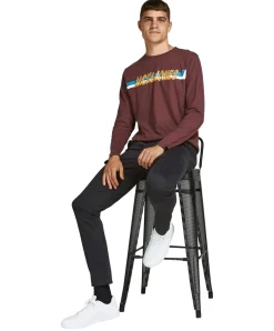 Jack & Jones Slim-fit Chino Marco Bowie in Schwarz