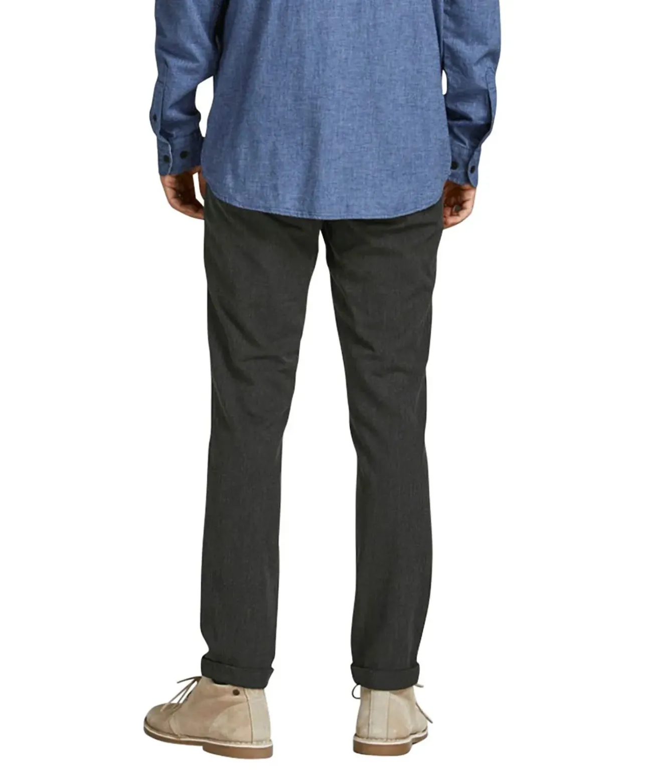 Jack & Jones Slim-fit Chino Marco Connor in Dunkelgrau