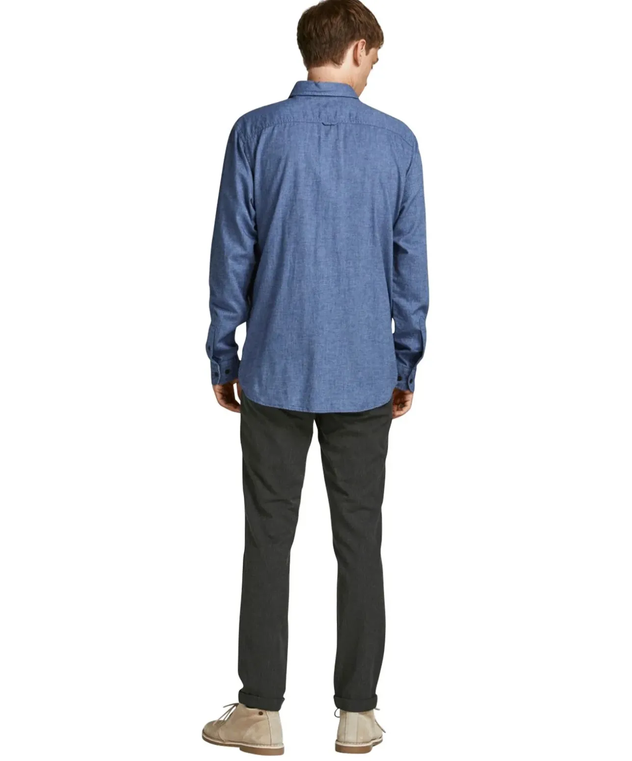 Jack & Jones Slim-fit Chino Marco Connor in Dunkelgrau