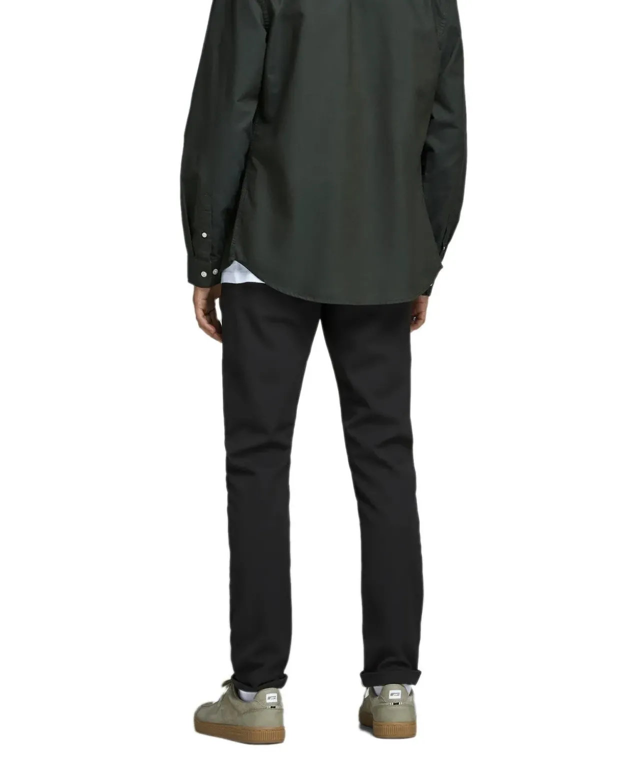 Jack & Jones Slim-fit Chino Marco Connor in Schwarz