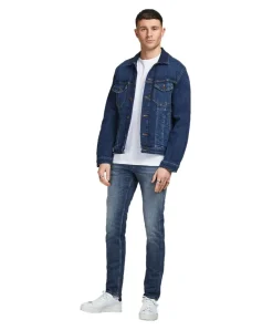 Jack & Jones Straight Fit Jeans in blauer Vintage-Optik
