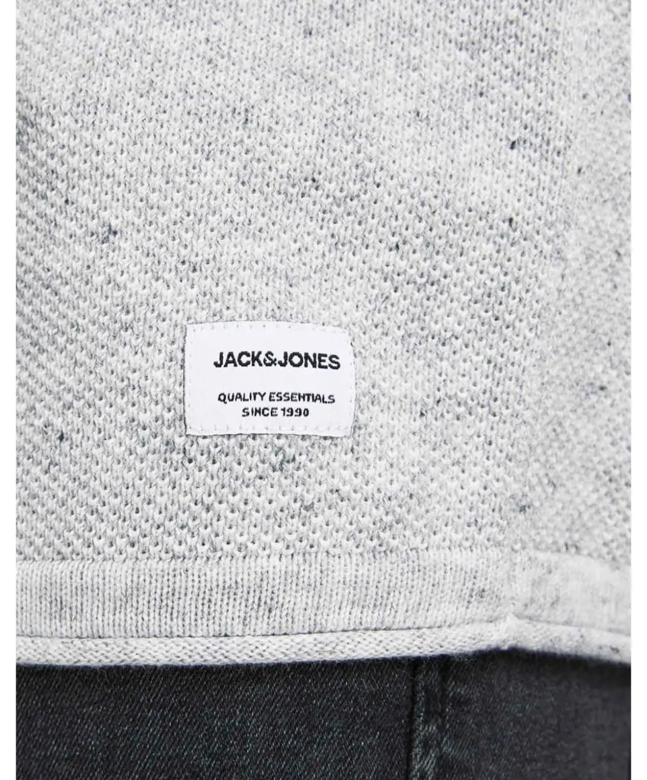 Jack & Jones Strickpullover Hill in Hellgrau