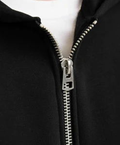 Jack & Jones Sweatjacke Schwarz mit Kängurutasche