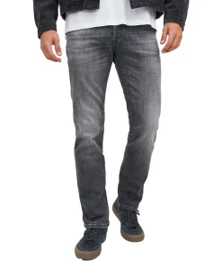 Jack & Jones Tim Jeans Slim Straight Fit in grauer Optik