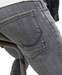 Jack & Jones Tim Jeans Slim Straight Fit in grauer Optik