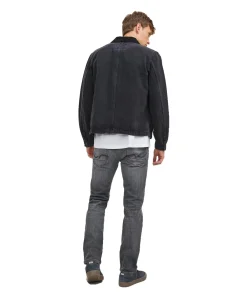 Jack & Jones Tim Jeans Slim Straight Fit in grauer Optik