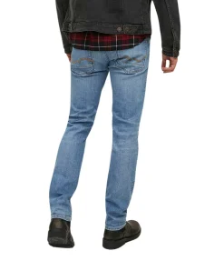 Jack & Jones Tim Jeans Slim Straight Fit in Hellblau