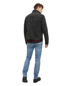 Jack & Jones Tim Jeans Slim Straight Fit in Hellblau
