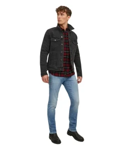 Jack & Jones Tim Jeans Slim Straight Fit in Hellblau