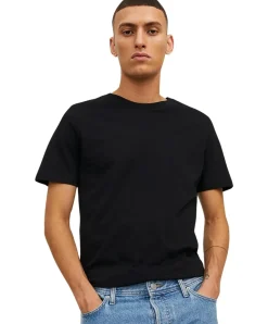 Jack & Jones T-Shirt aus Bio-Baumwolle in Schwarz