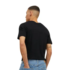 Jack & Jones T-Shirt aus Bio-Baumwolle in Schwarz