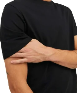 Jack & Jones T-Shirt aus Bio-Baumwolle in Schwarz