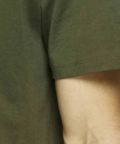 Jack & Jones T-Shirt aus Bio-Baumwolle in Olive