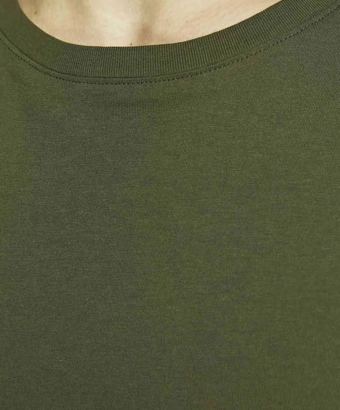 Jack & Jones T-Shirt aus Bio-Baumwolle in Olive
