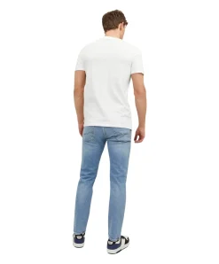 Jack & Jones T-Shirt aus Bio-Baumwolle in Weiß