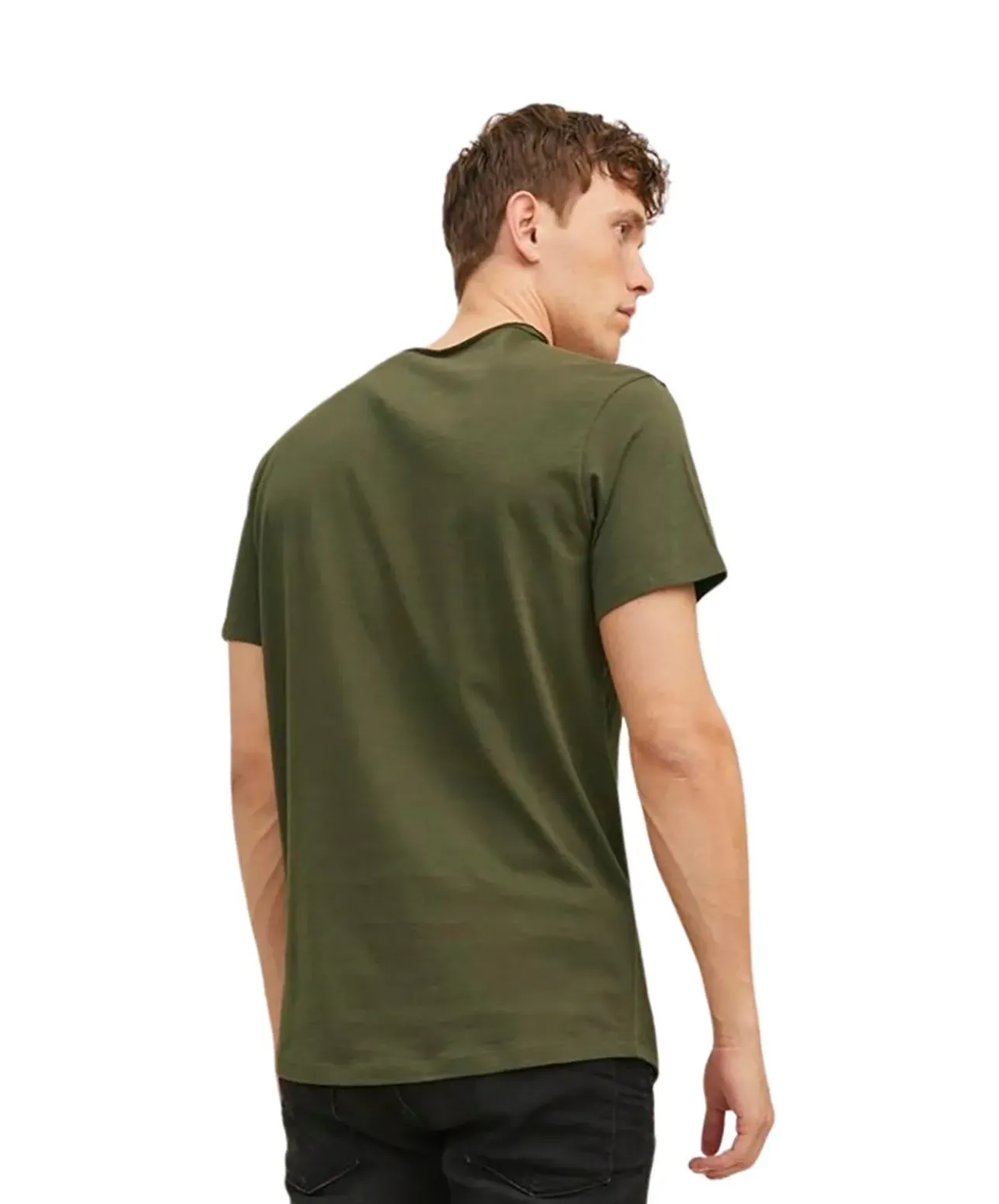 Jack & Jones T-Shirt Basher Tee in Dunkelgrün