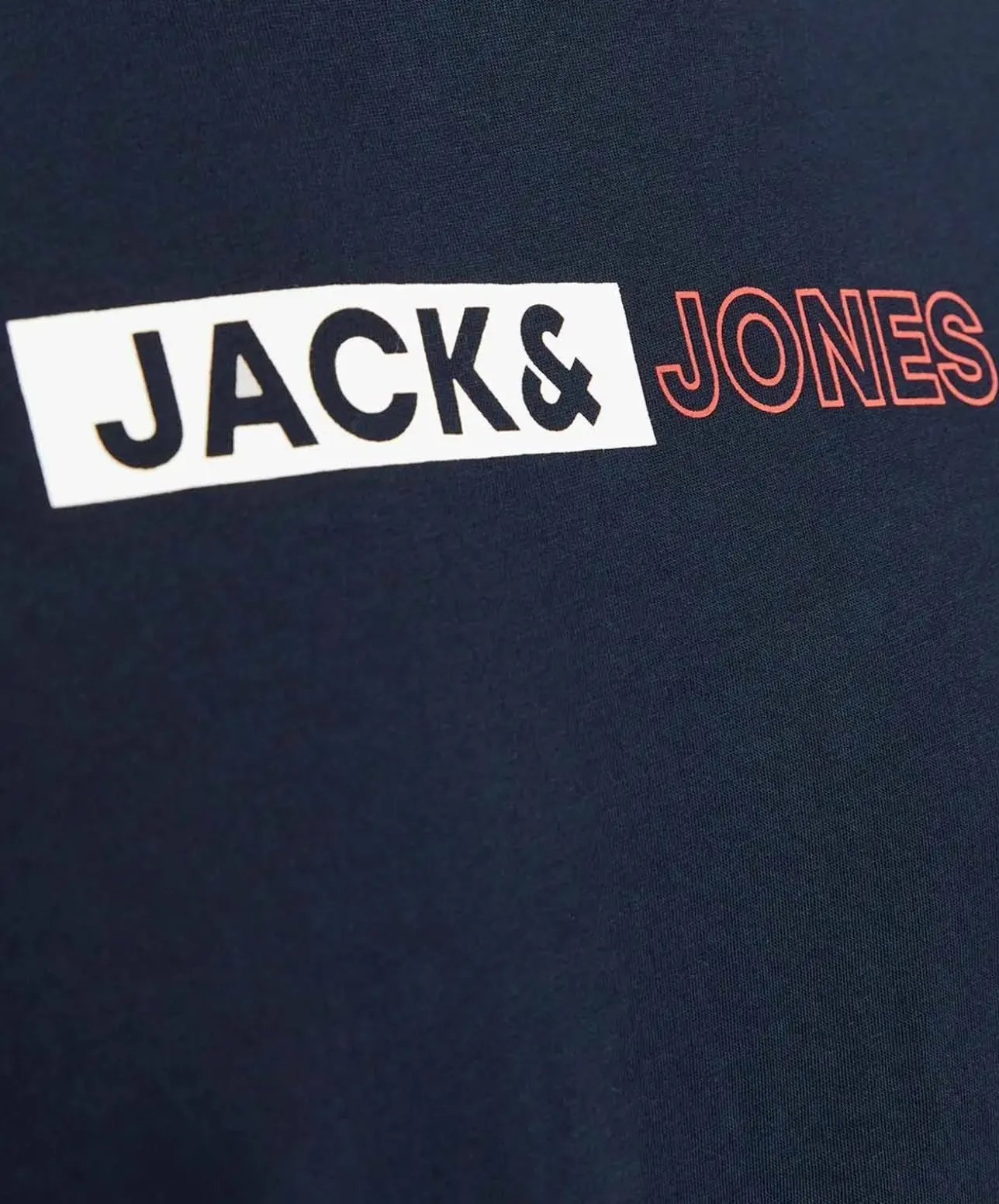 Jack & Jones T-Shirt Corp Blau mit Pigmentprint