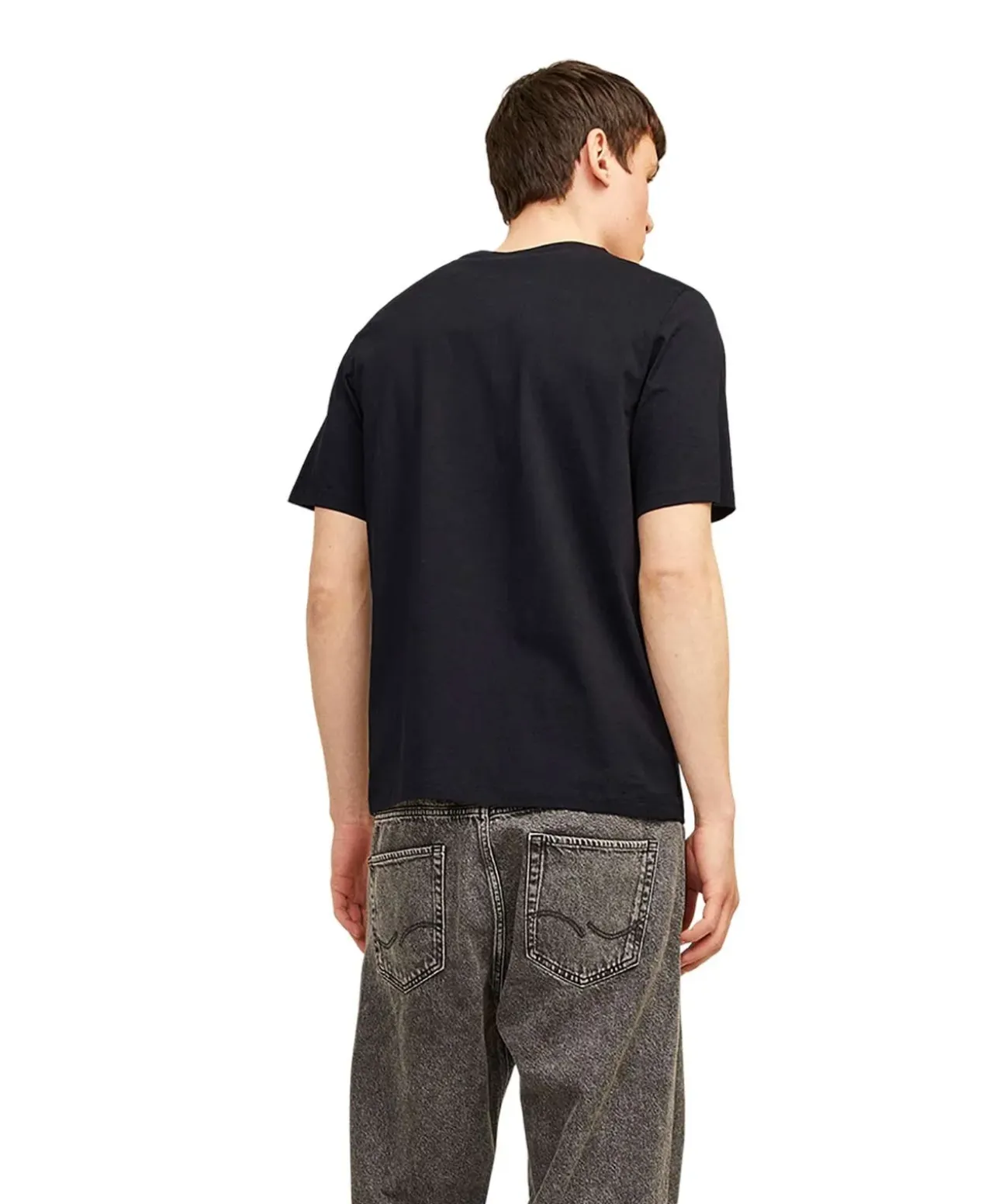Jack & Jones T-Shirt Corp in Schwarz mit Pigmentprint