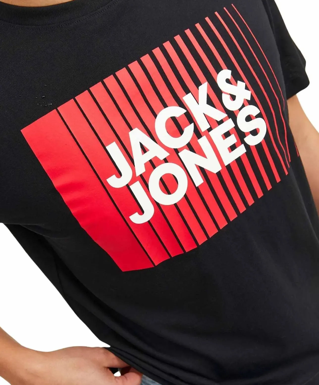 Jack & Jones T-Shirt Corp mit Logo in Schwarz