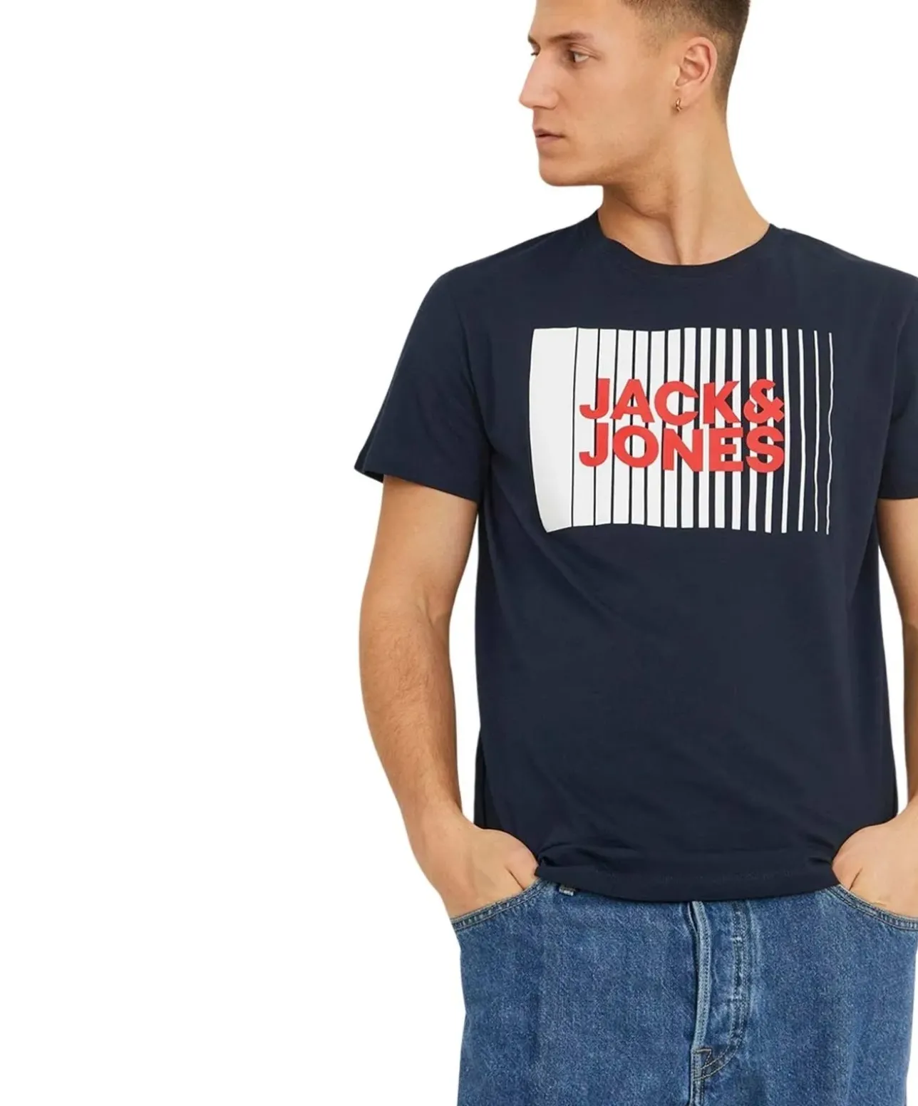 Jack & Jones T-Shirt Corp mit Logo in Dunkelblau