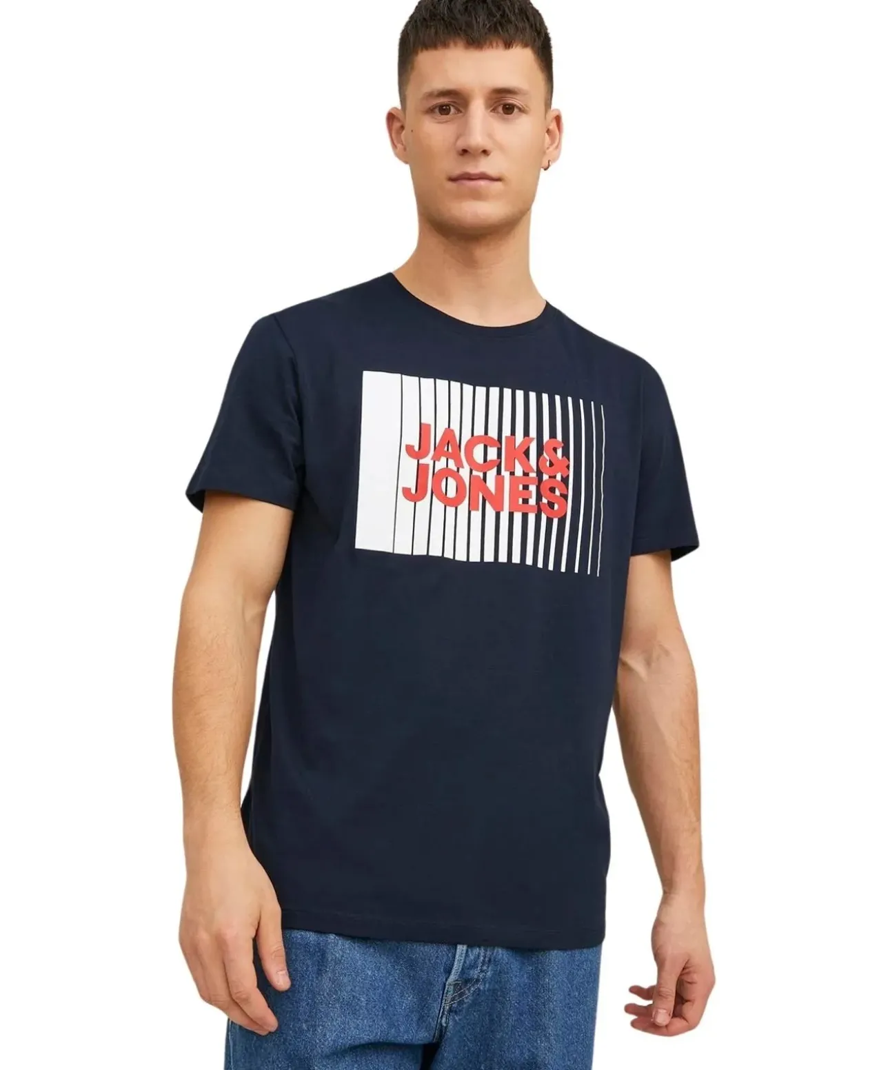 Jack & Jones T-Shirt Corp mit Logo in Dunkelblau