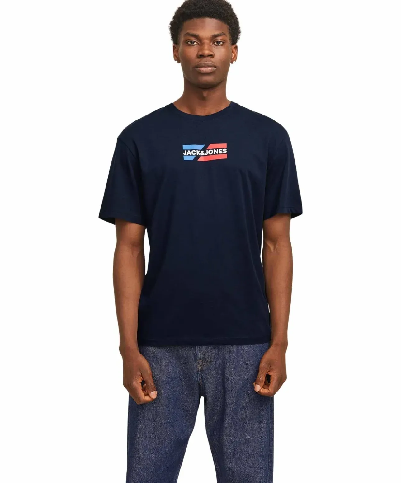 Jack & Jones T-Shirt Graphic Tee in Dunkelblau