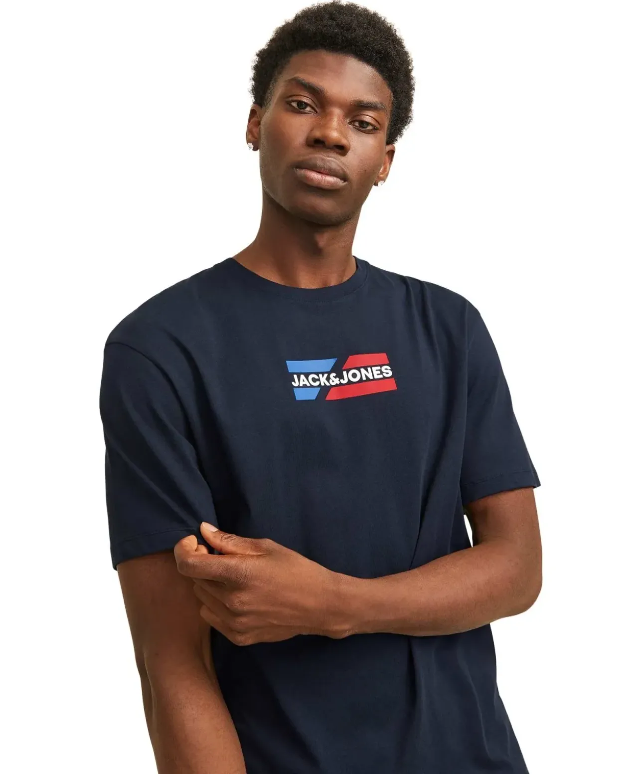 Jack & Jones T-Shirt Graphic Tee in Dunkelblau