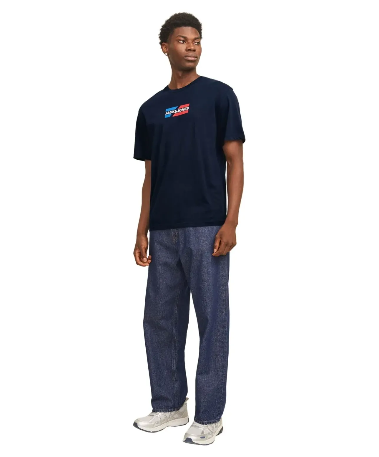 Jack & Jones T-Shirt Graphic Tee in Dunkelblau