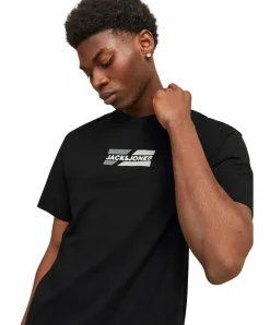 Jack & Jones T-Shirt Graphic Tee in Schwarz