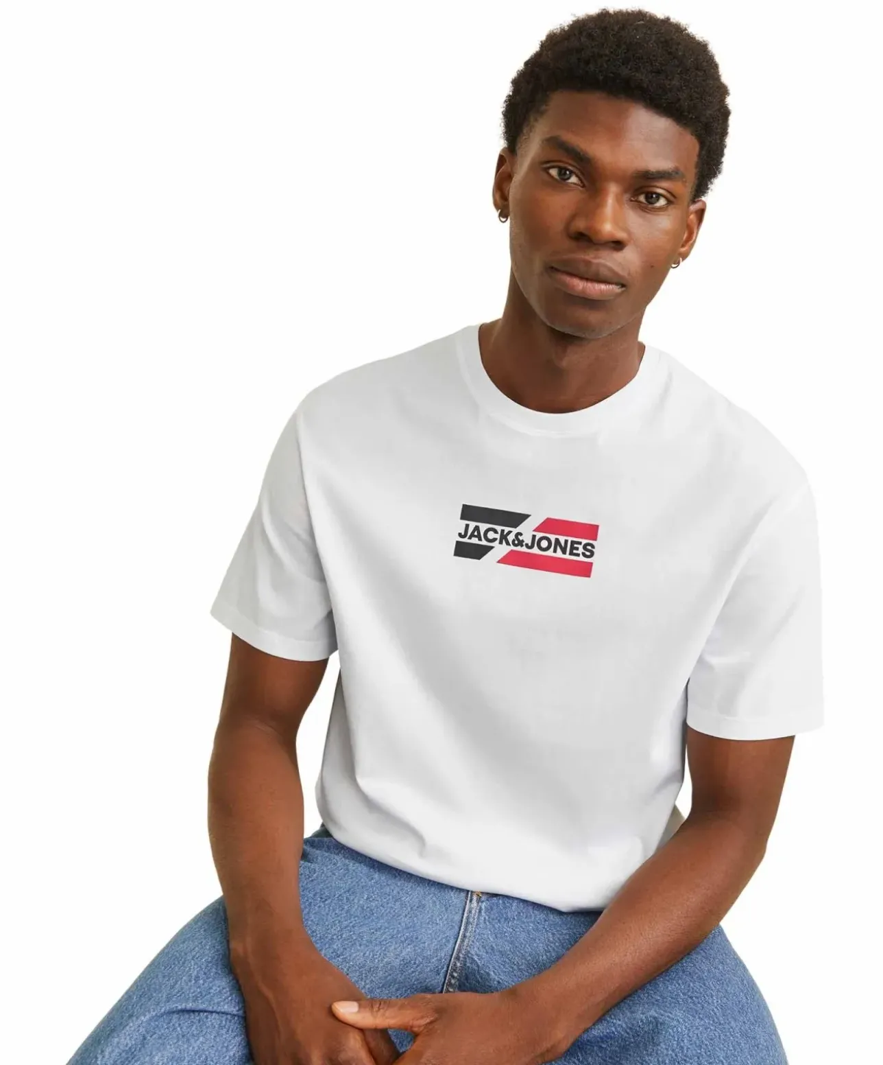 Jack & Jones T-Shirt Graphic Tee in Weiß