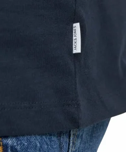 Jack & Jones T-Shirt in Dunkelblau mit klassischem Rundhals