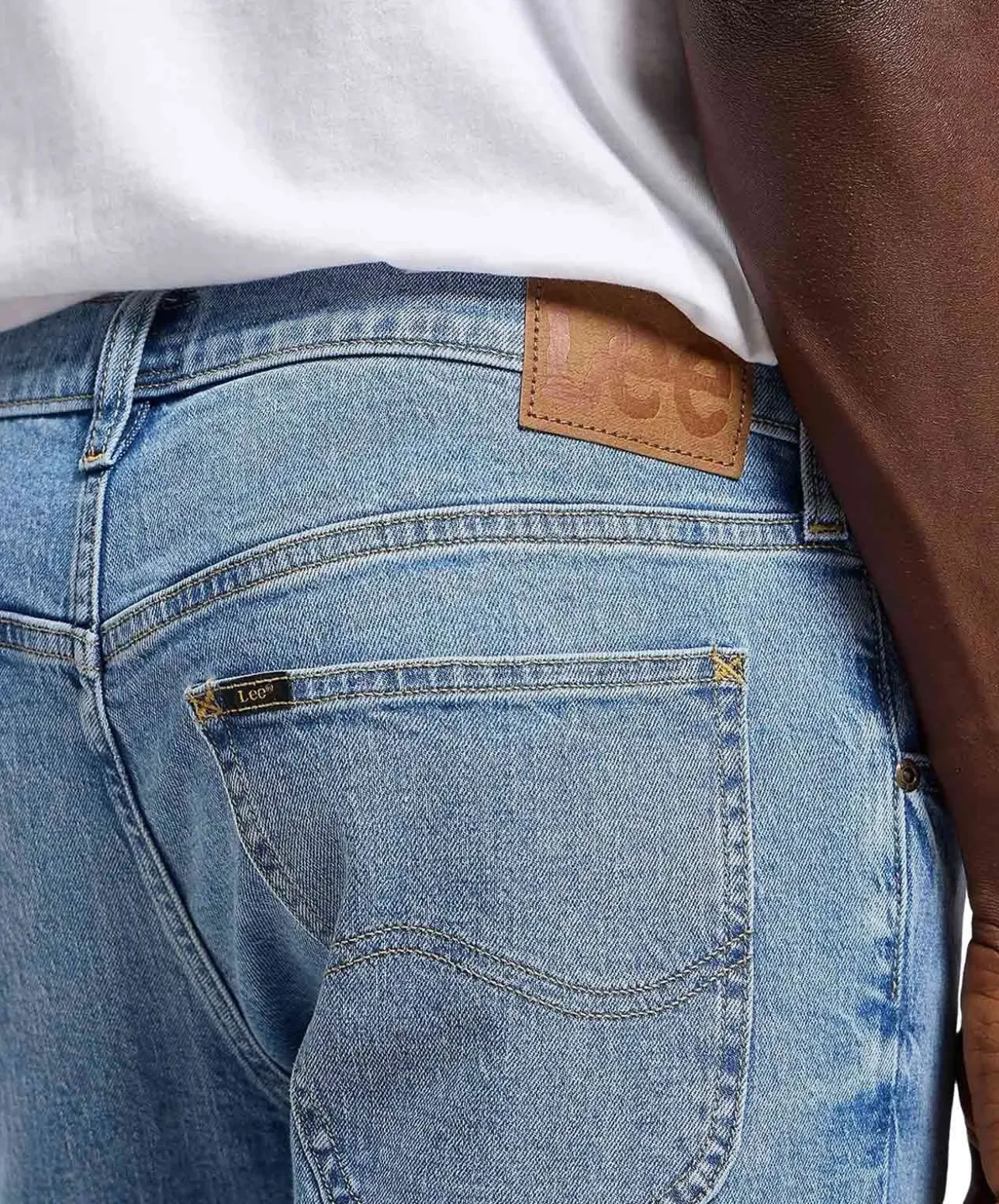 LEE Daren Jeans Straight Leg in heller Stone-Waschung