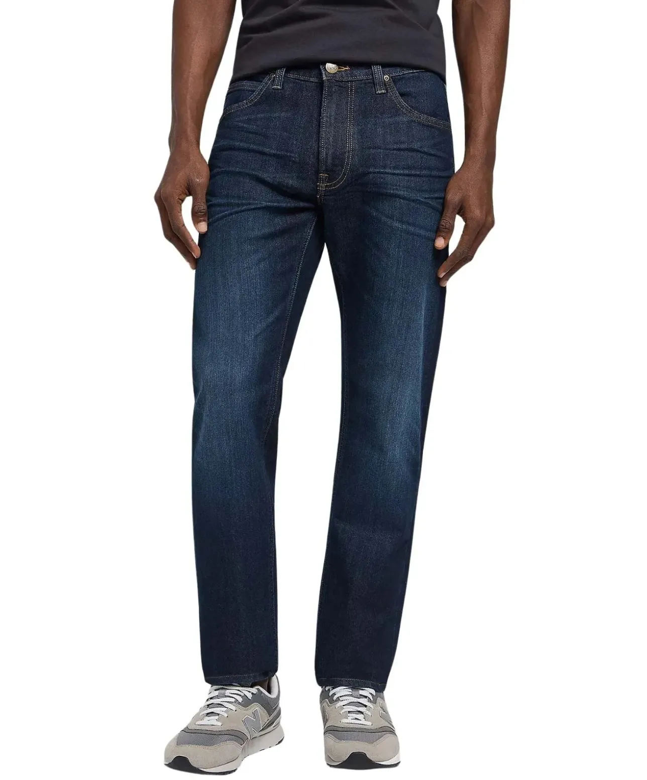 Lee Daren Jeans Straight Leg in dunkelblauer Waschung