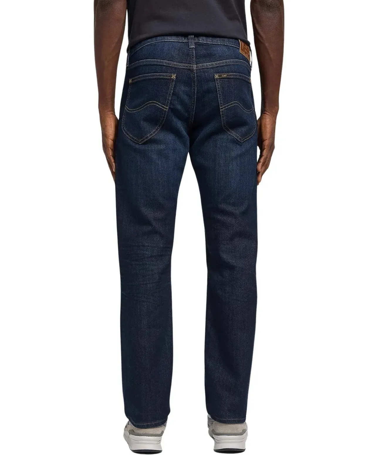 Lee Daren Jeans Straight Leg in dunkelblauer Waschung