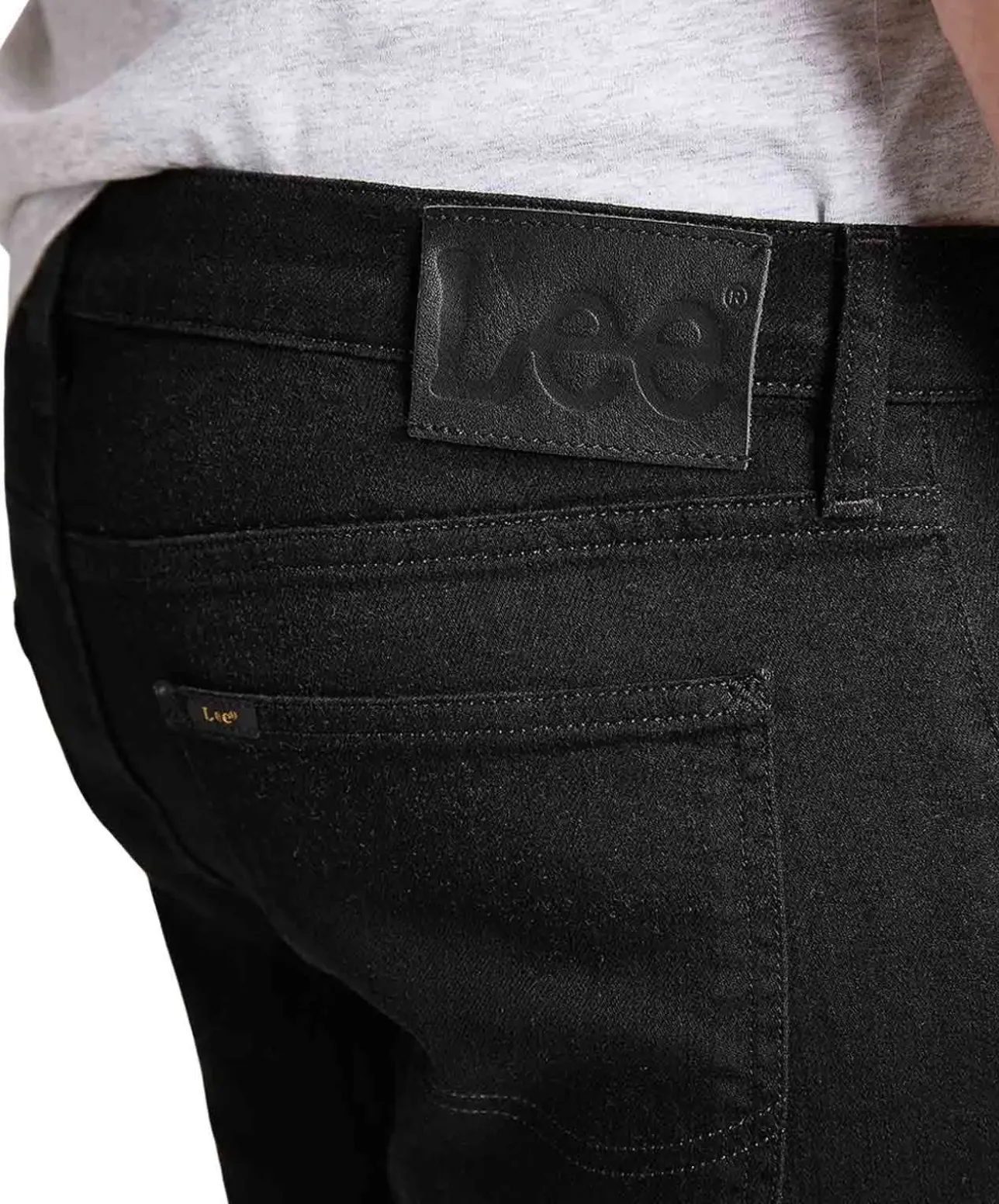 Lee Luke Jeans Slim Fit in Schwarz
