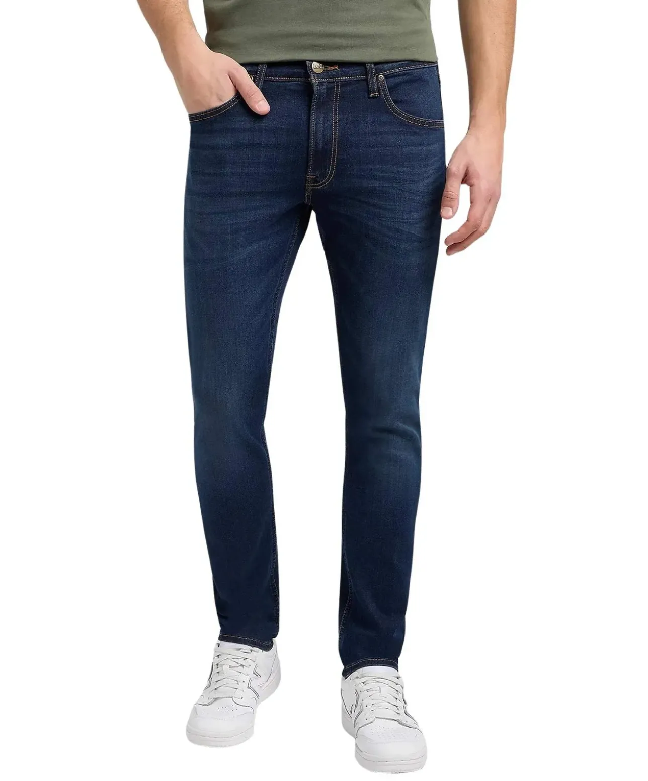 Lee Luke Jeans Slim Fit in blauem Vintage-Look