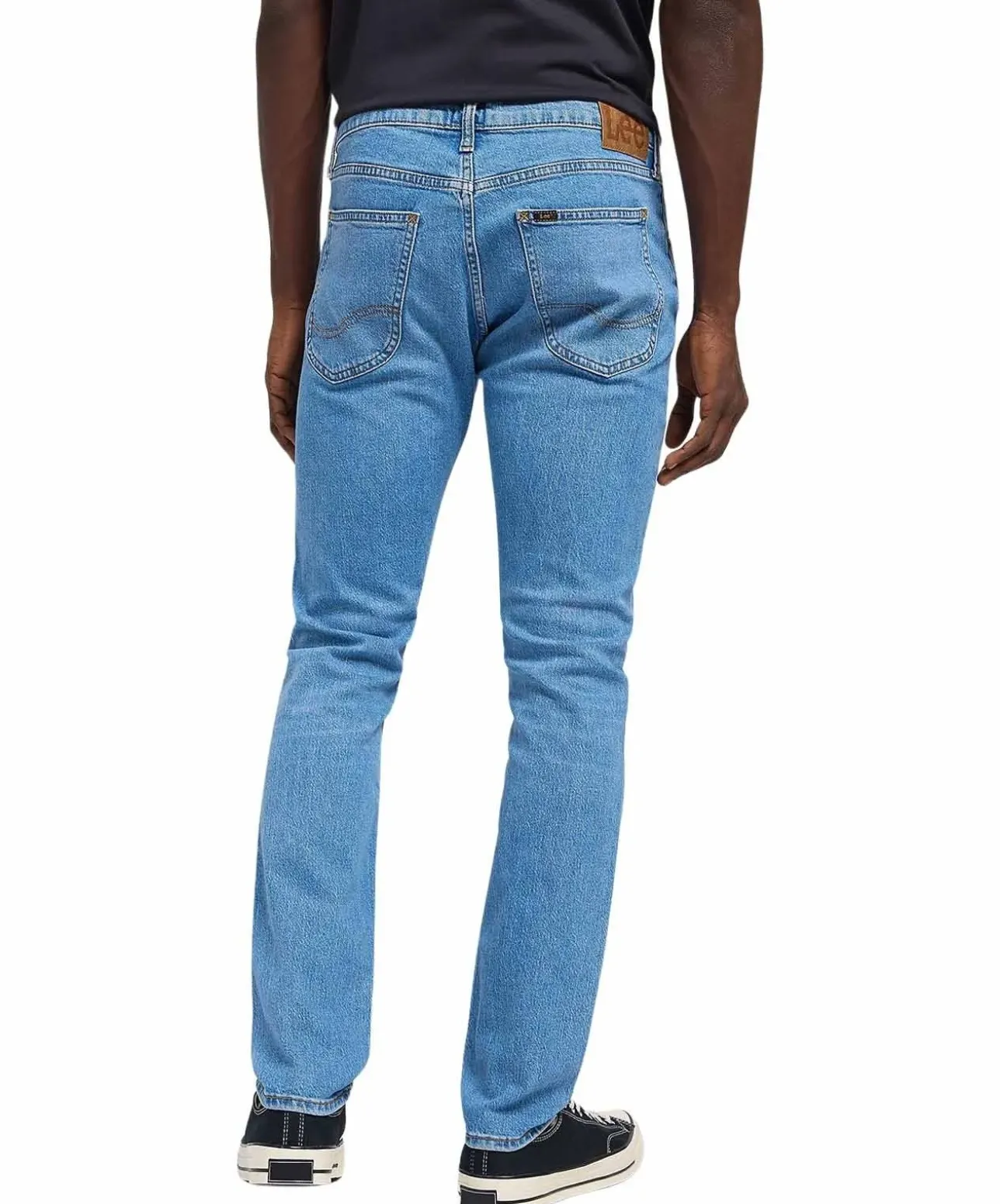 Lee Luke Jeans Slim Fit in hellblauer Waschung