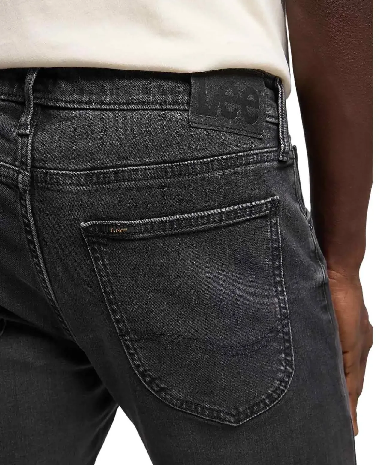 Lee Luke Jeans Slim Tapered in Asphalt Rocker-Waschung