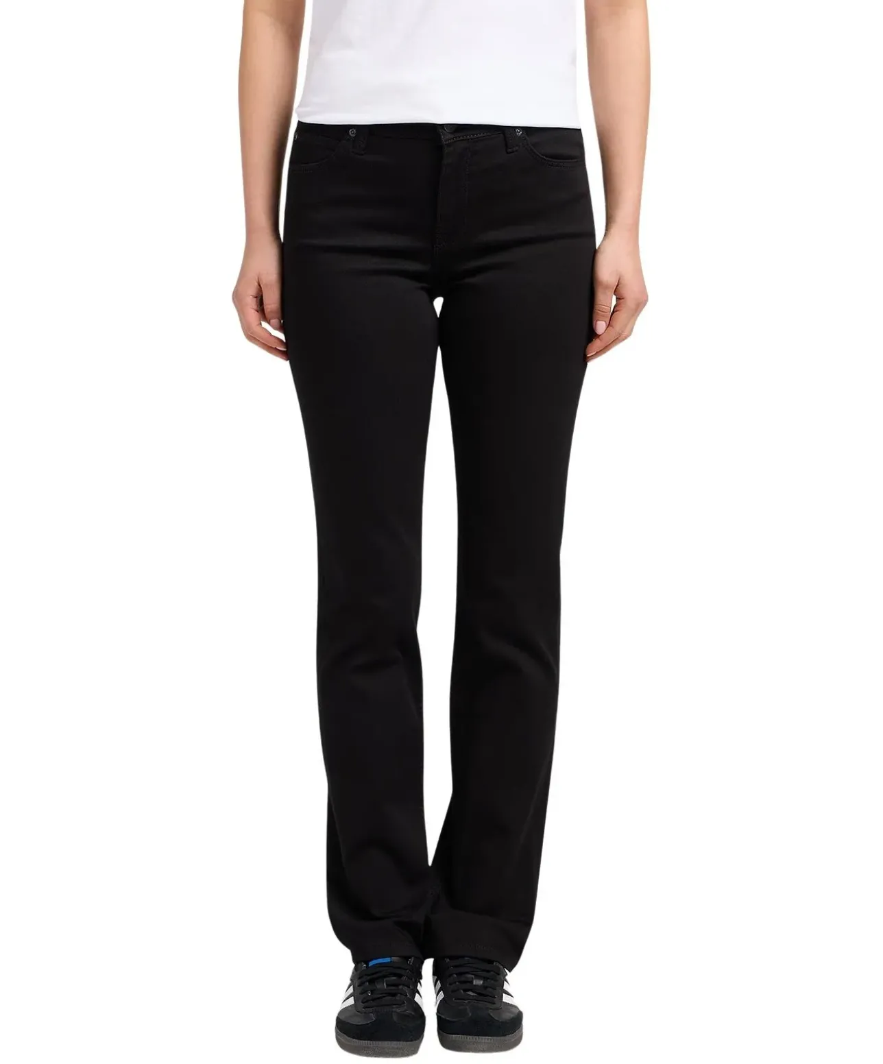 LEE Marion Straight Jeans in Schwarz