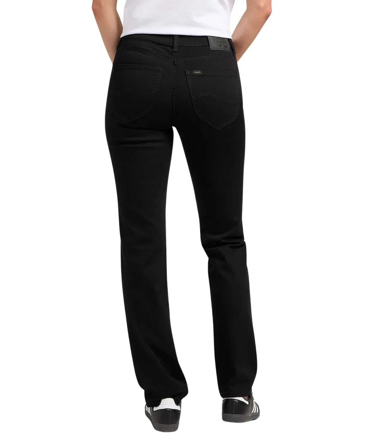 LEE Marion Straight Jeans in Schwarz