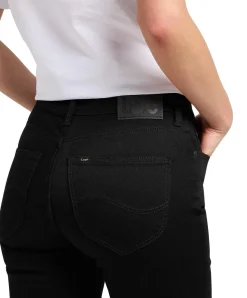 LEE Marion Straight Jeans in Schwarz