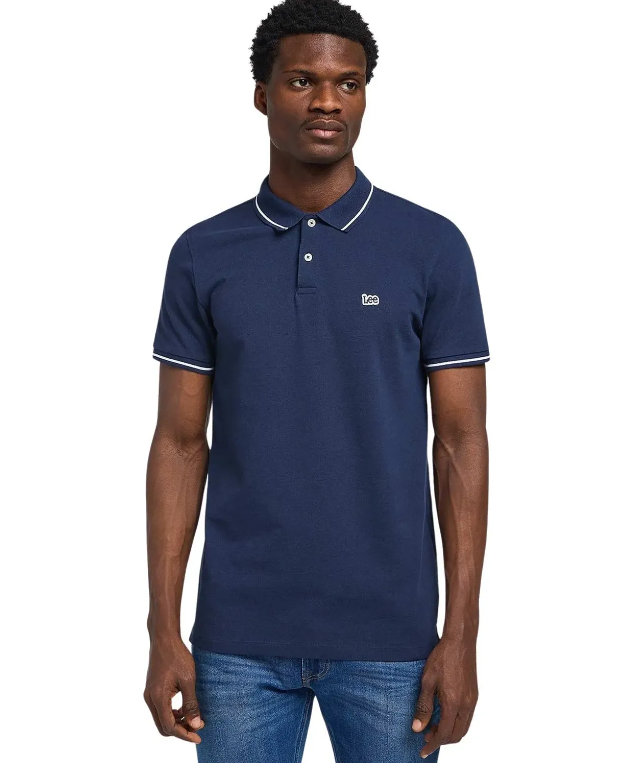 Lee Poloshirt Pique in Dunkelblau